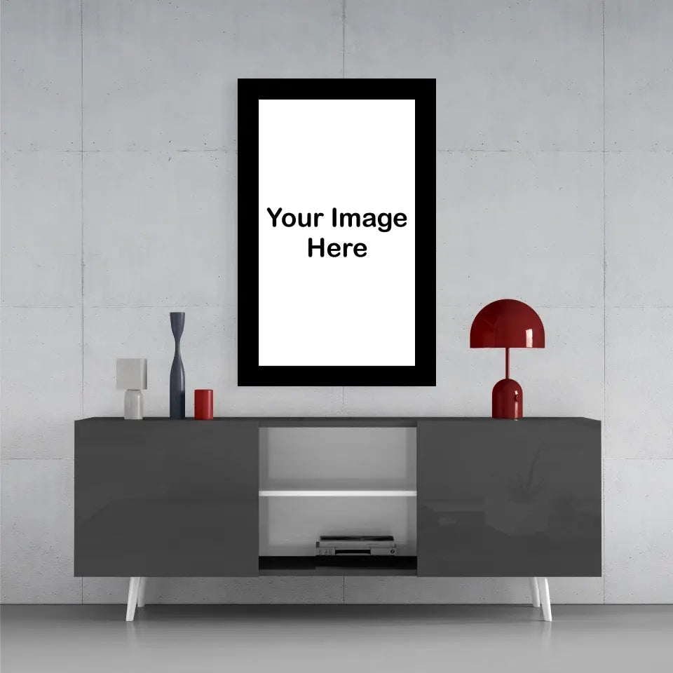 Bordered Custom Print on Glass.