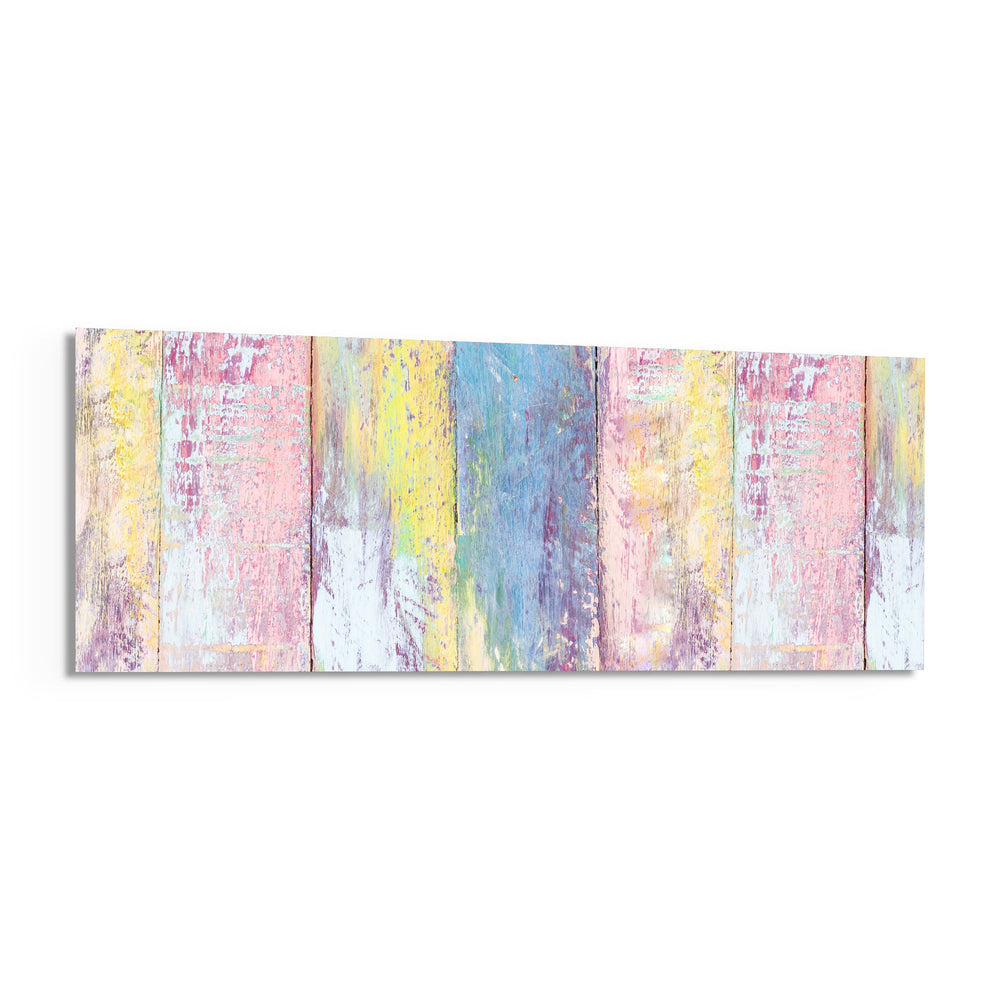 Painted Wood Glass Wall Art (36"x14") lifestyle preview F