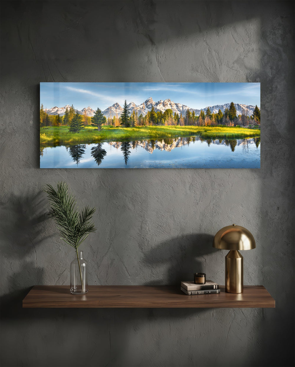 Spring Glass Wall Art (36"x14") lifestyle preview D