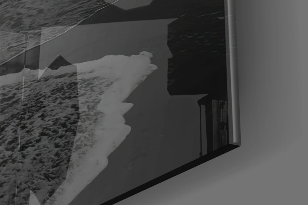 Where the Life Begins? artwork anchoring a wall with moody motivational palette