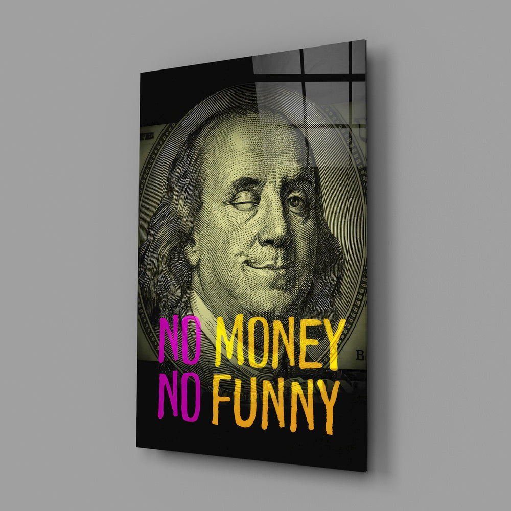 Benjamin Franklin pop-art panel bringing wit to a contemporary living space