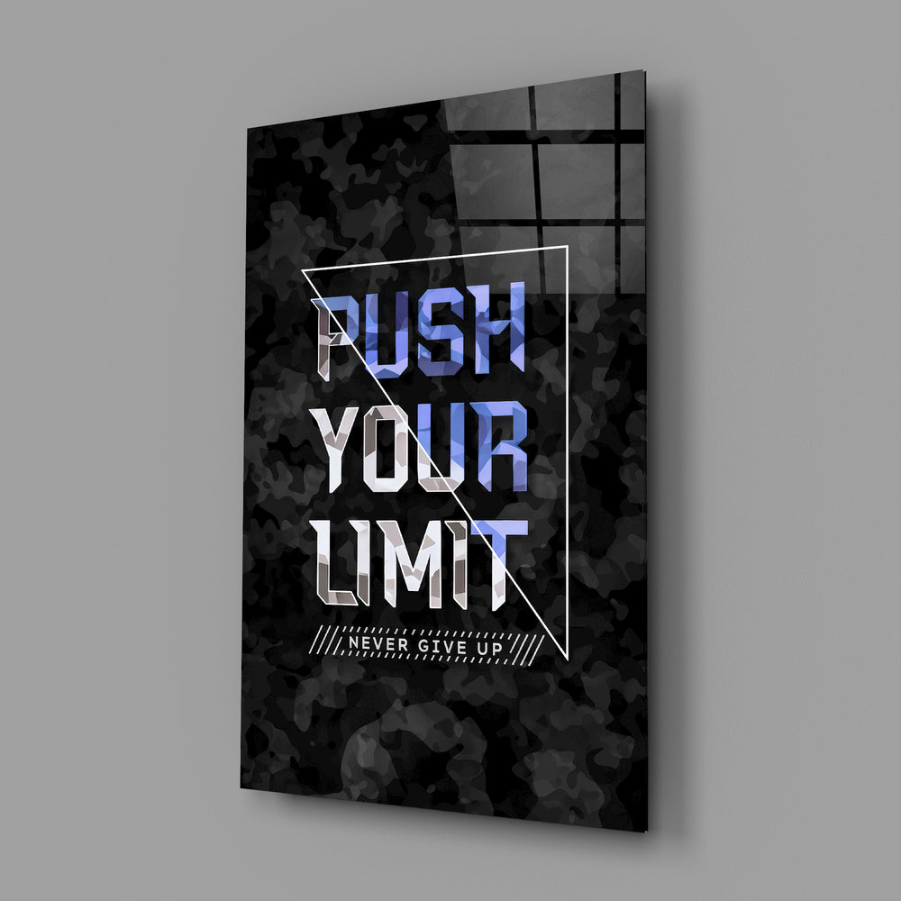 Push Your Limit panel adding athletic edge to a teen's bedroom wall