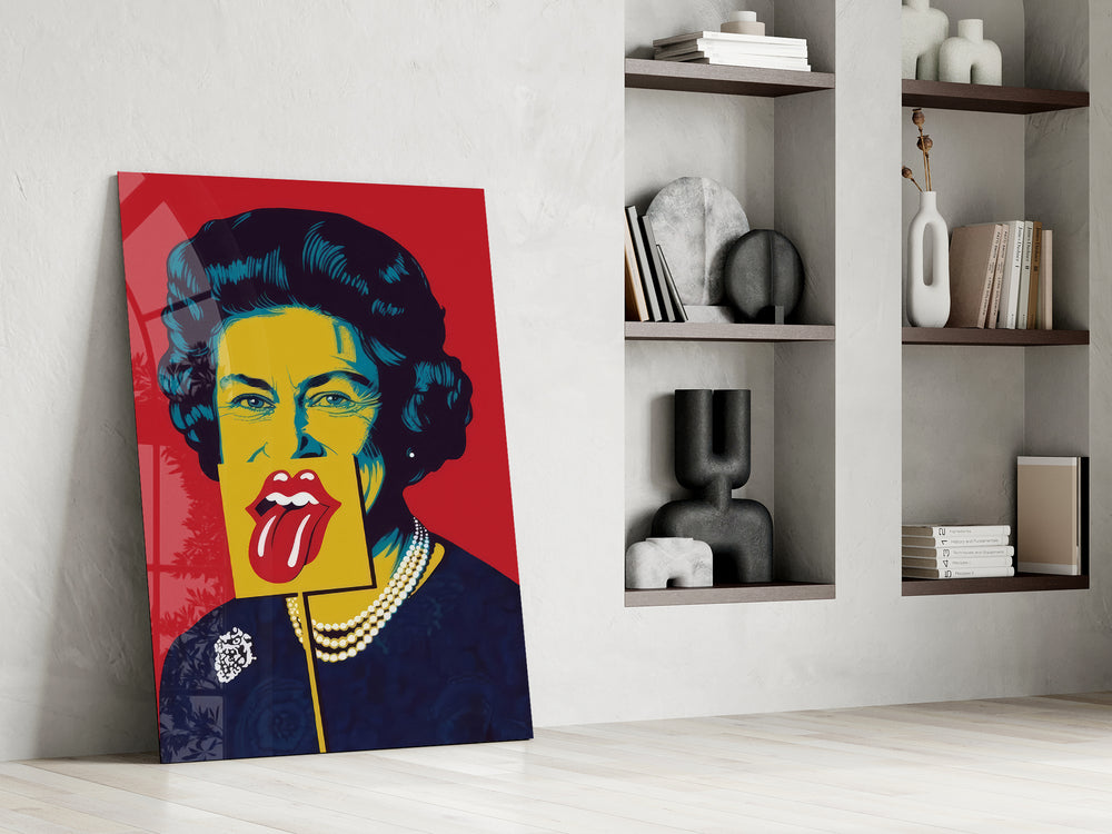 Regal Crown Pop Glass Wall Art