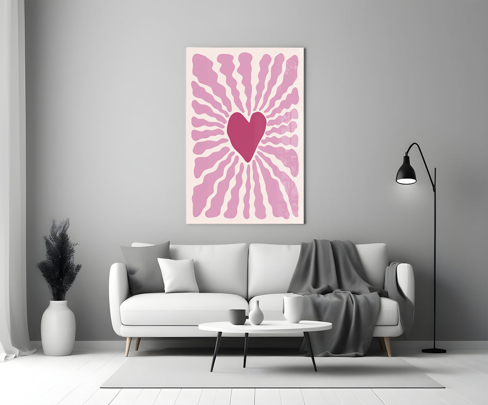 Matisse-school glass print bringing romance to a women's boutique