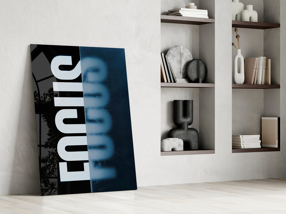 Focus artwork in a teen's bedroom with sophisticated palette