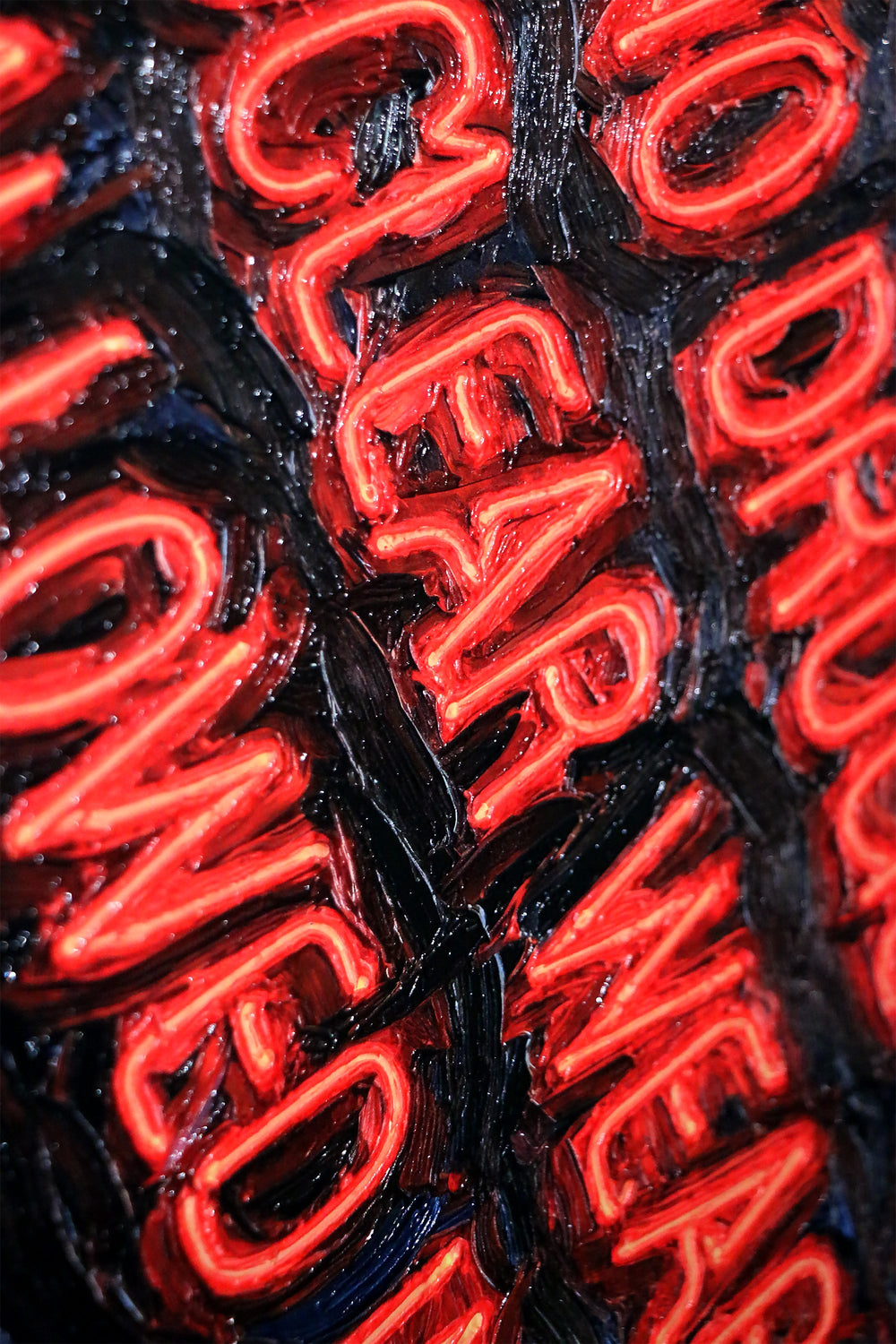 Urban Mandate — Una advertencia eléctrica en impasto 3D
