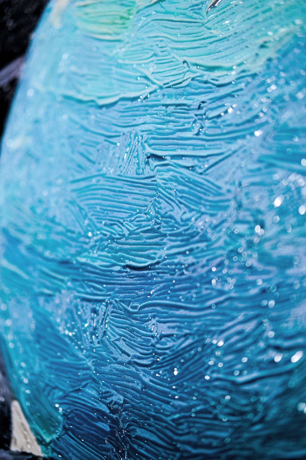 Zen Serenity Bloom — 3D Haptic Embossed High-Gloss Luxury Wall Art