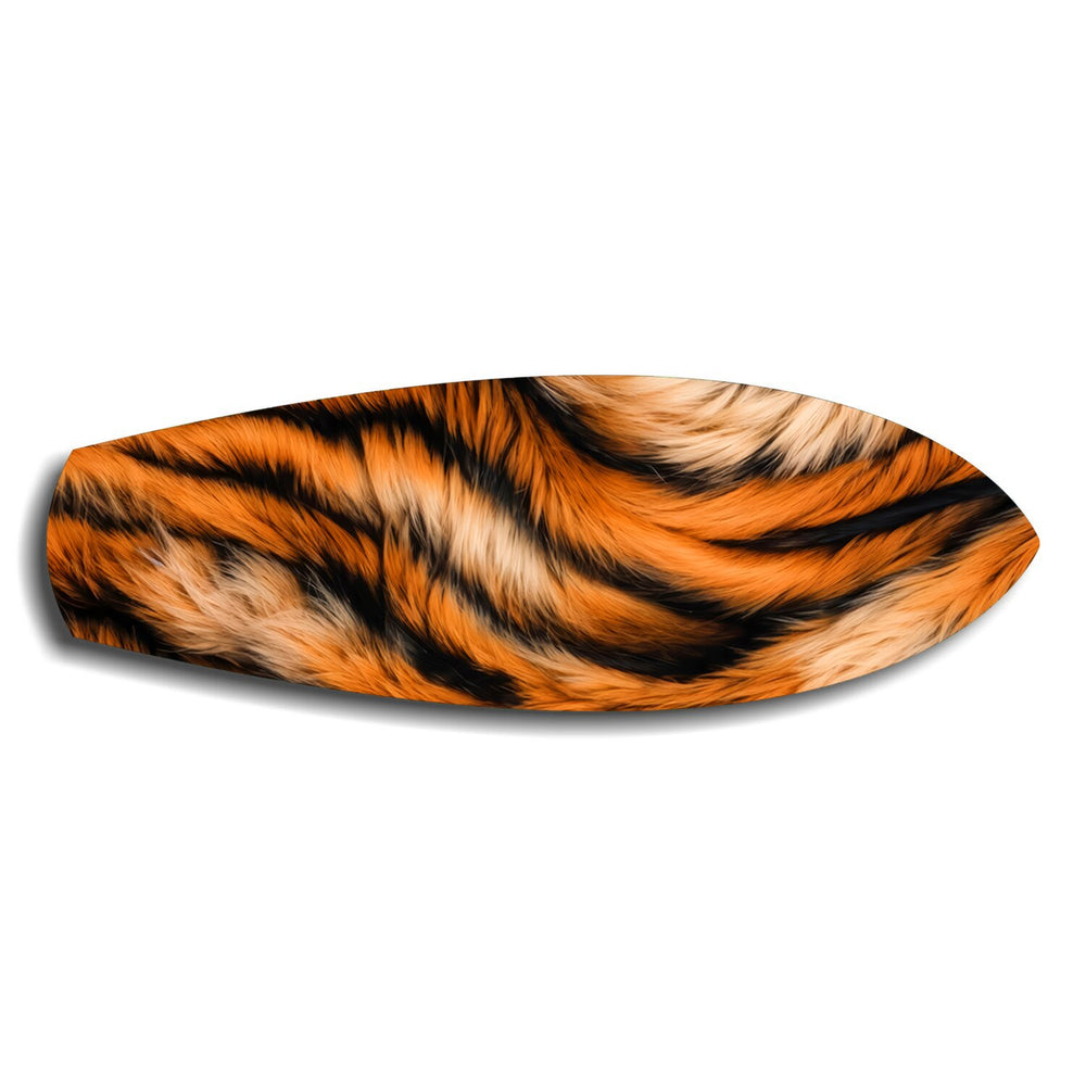 Bengal Tiger Stripe Glass Wall Art.