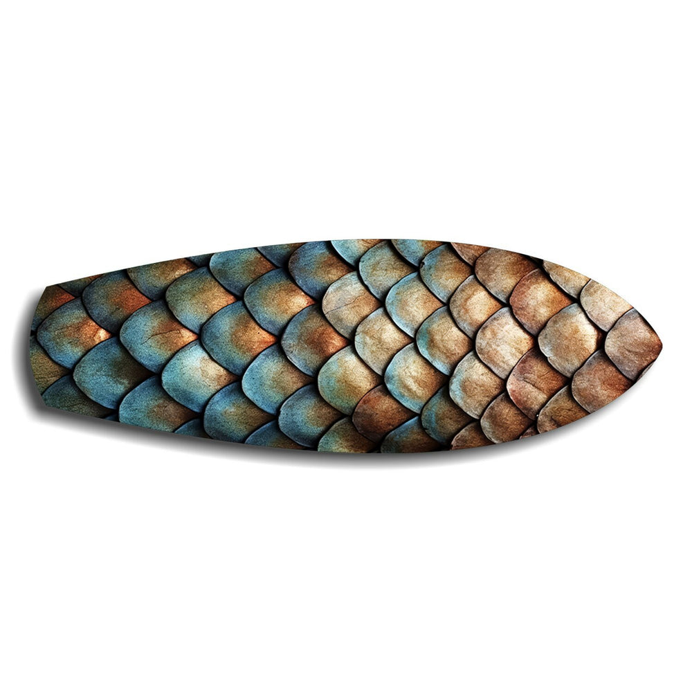 Dragon Scale Texture Glass Wall Art.