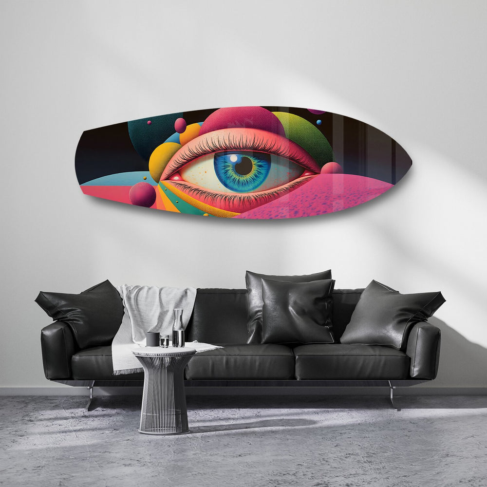 Surreal Pop Art Eye Glass Wall Art.