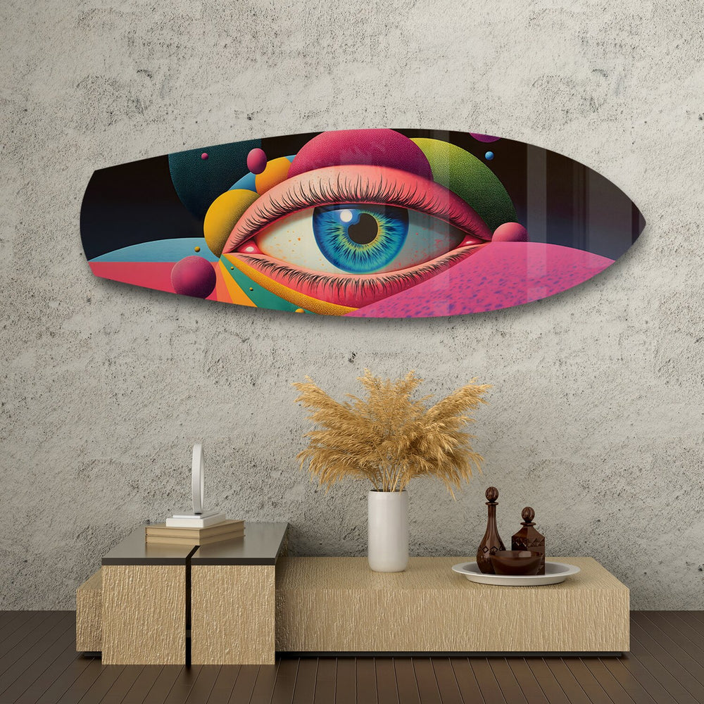 Surreal Pop Art Eye Glass Wall Art.