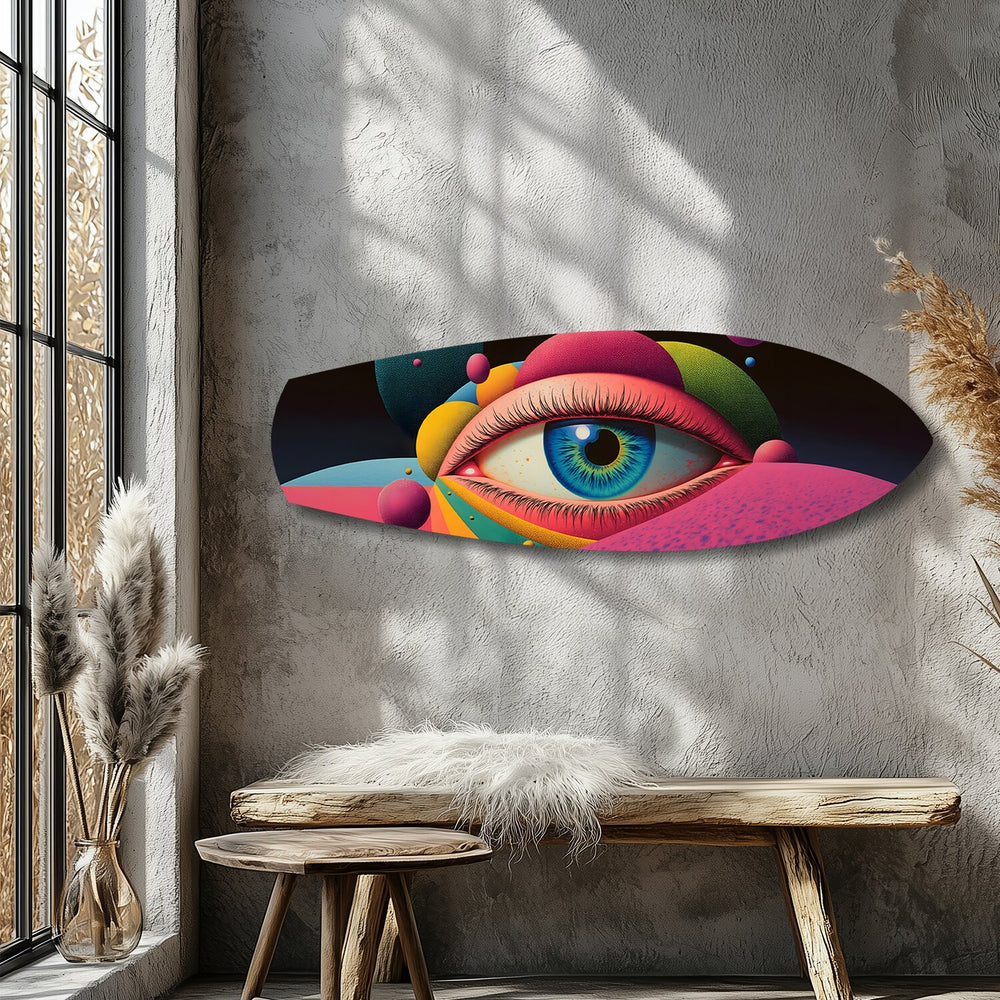 Surreal Pop Art Eye Glass Wall Art.