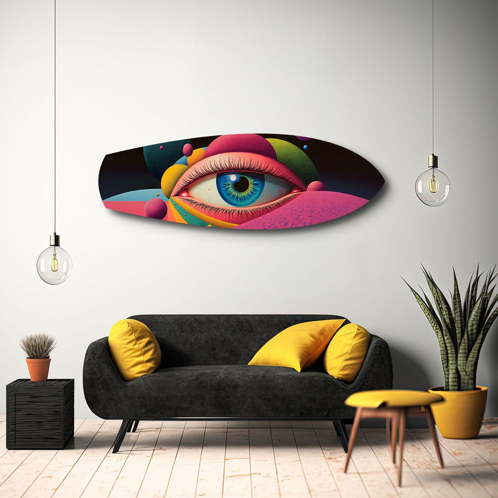 Surreal Pop Art Eye Glass Wall Art.