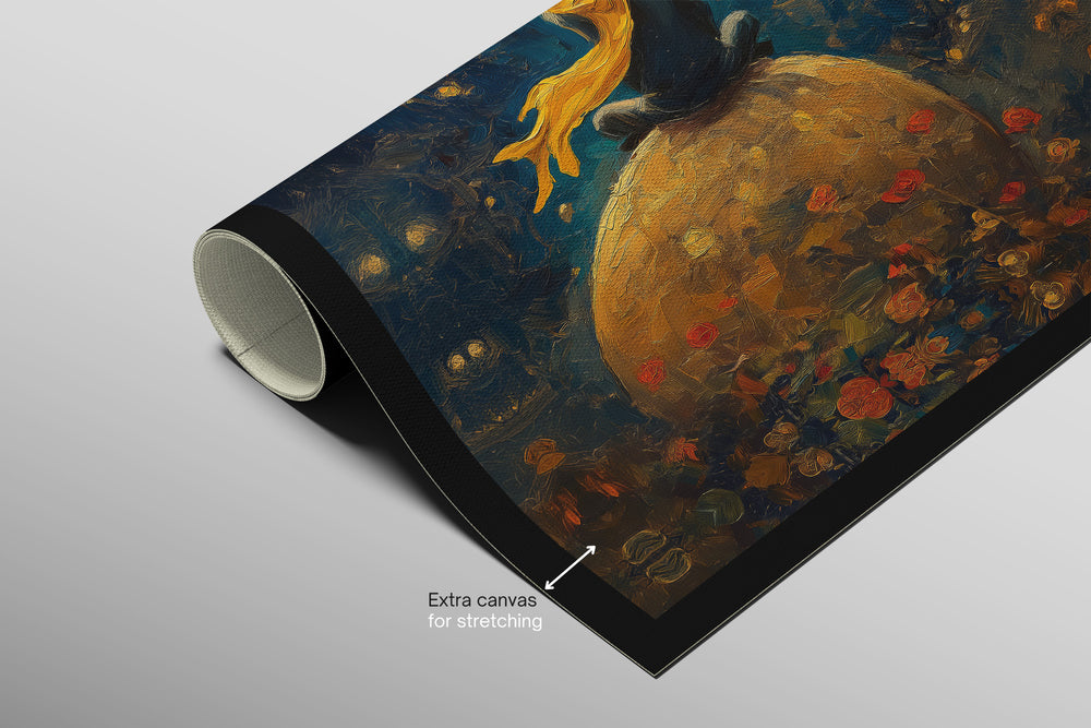 Starlit Wanderer — Haptic 3D Embossed + Gloss Lacquer Print