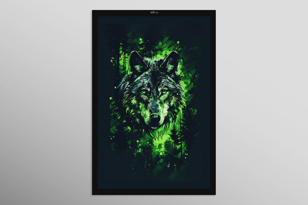 Forest Guardian — Haptic 3D Embossed + High-Gloss Lacquer Print