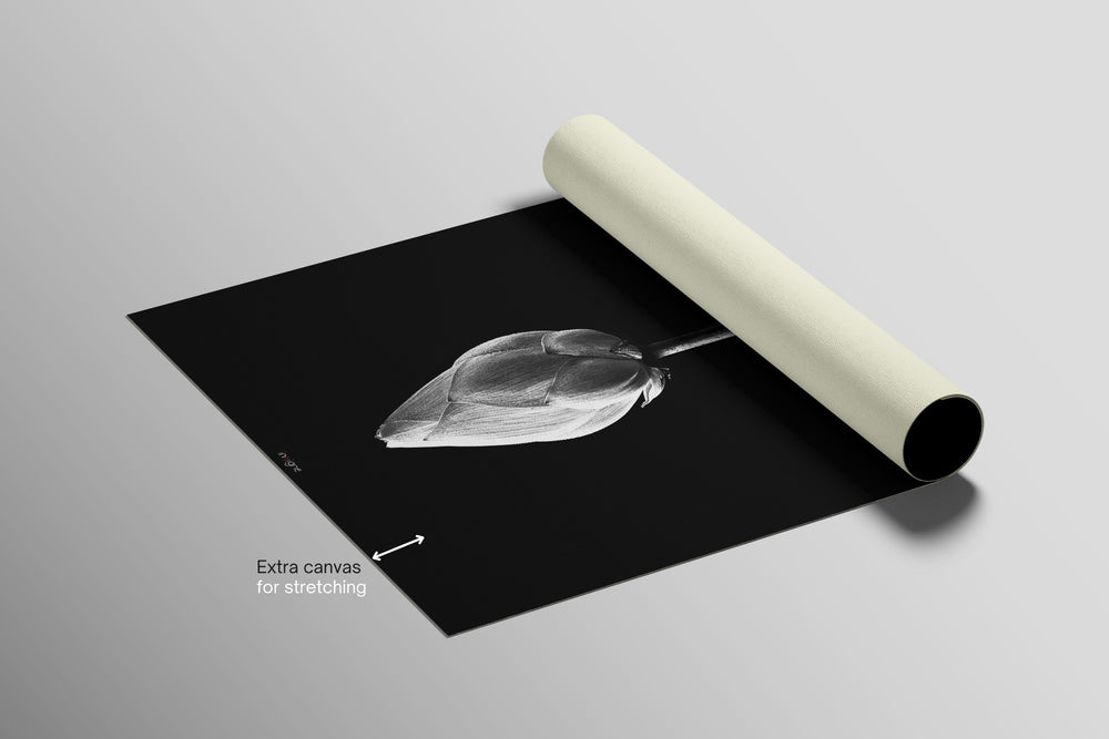 Noir Bloom Radiance — Haptic 3D Embossed + High-Gloss Lacquer Print