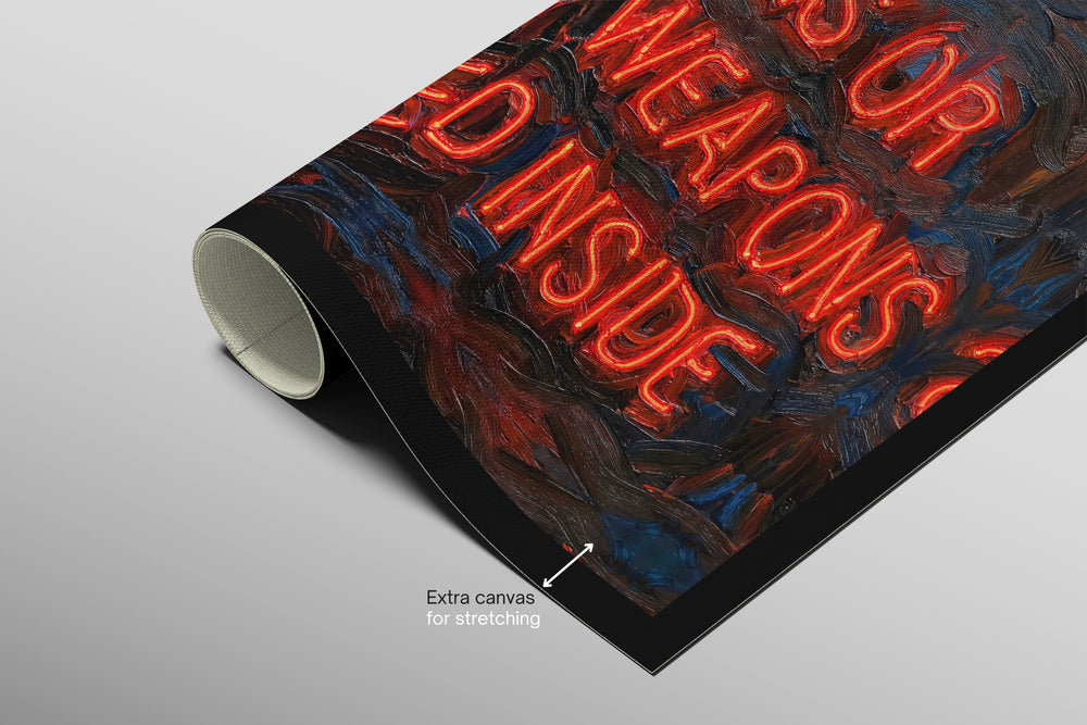 Urban Mandate — Una advertencia eléctrica en impasto 3D