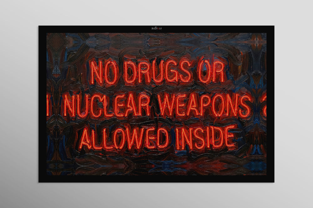 Urban Mandate — Una advertencia eléctrica en impasto 3D