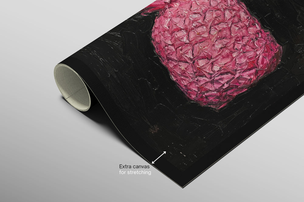 Eclectic Pineapple Pulse — Un pop texturizado en rosa y negro