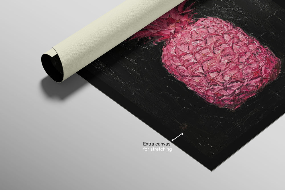 Eclectic Pineapple Pulse — Un pop texturizado en rosa y negro