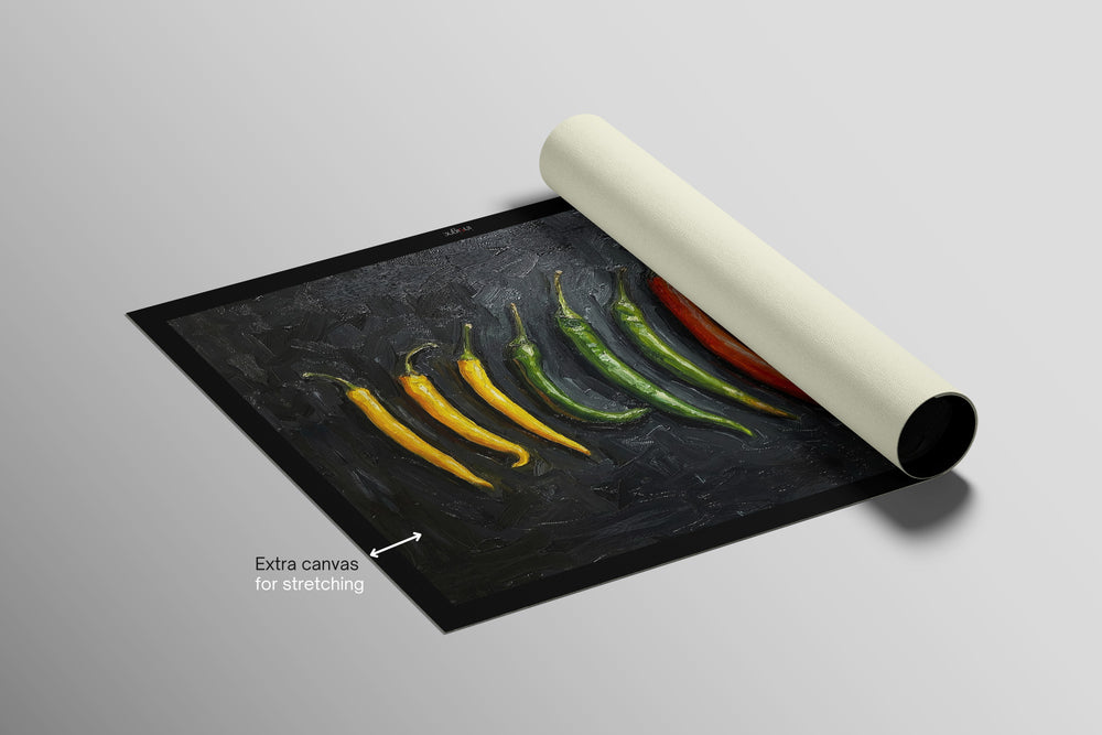 Radiant Spice Spectrum — 3D Haptic Embossed High-Gloss Luxury Wall Art