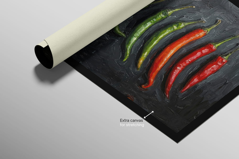 Radiant Spice Spectrum — 3D Haptic Embossed High-Gloss Luxury Wall Art