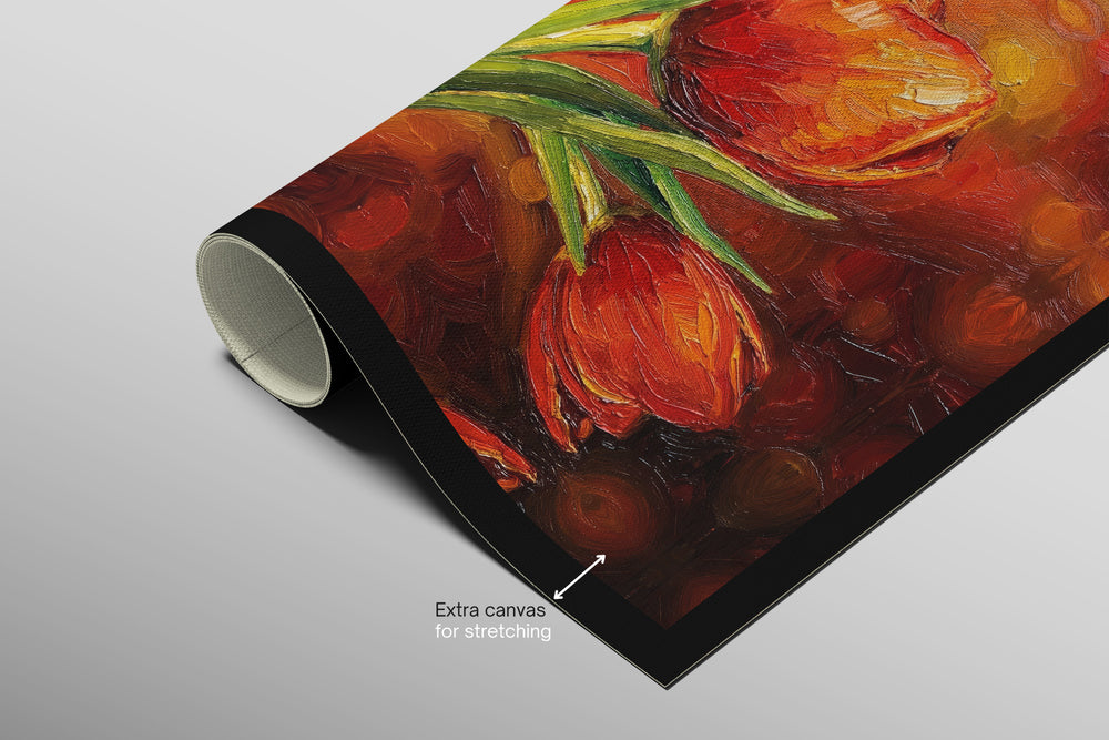 Crimson Stillness — Contemporary – 3D Haptic Embossed High-Gloss Luxury Wall Art
