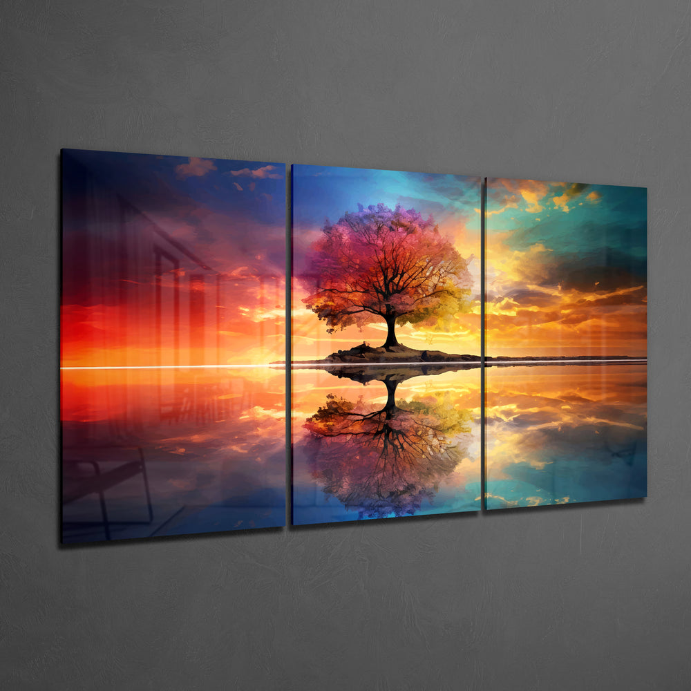 Tree of Life Mega Glass Wall Art