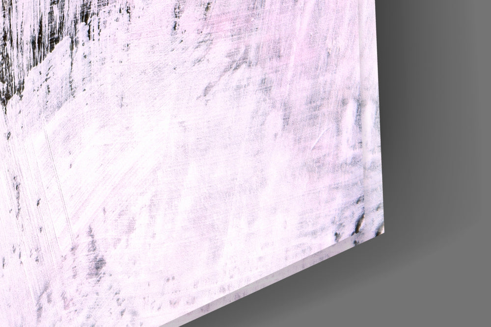 Abstract panel catching side light to reveal its brush texture