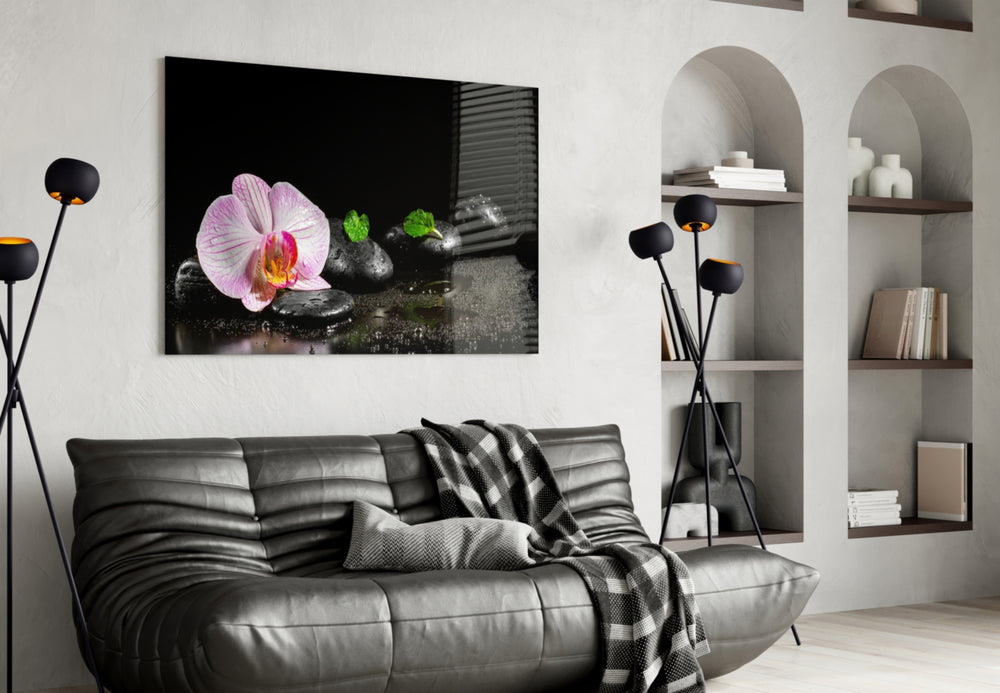 Spa panel enhancing a meditation or wellness corner