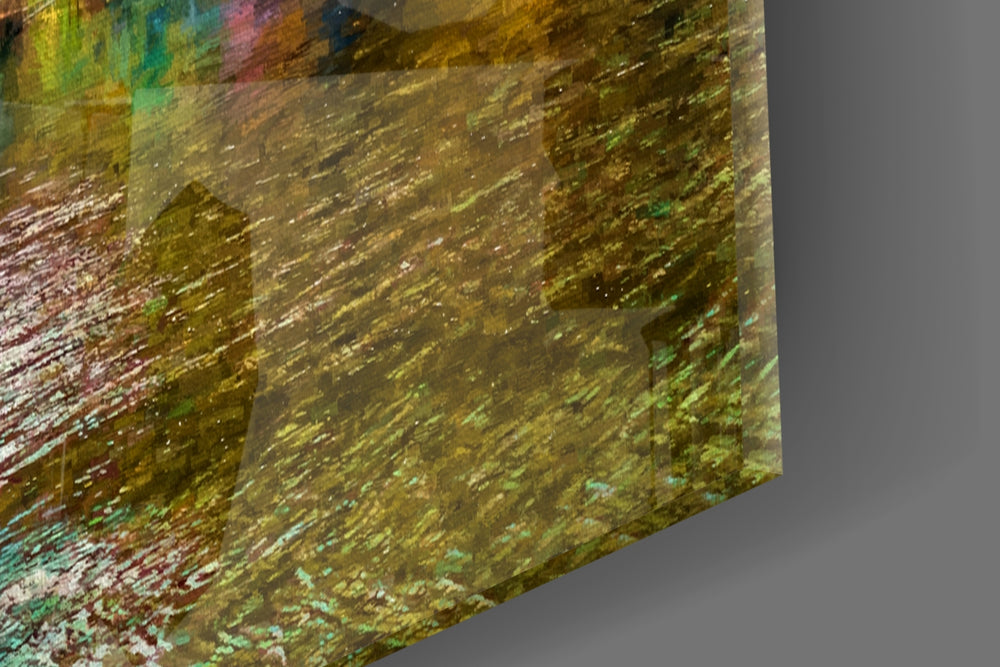Lake panel catching warm light to reveal its seasonal palette