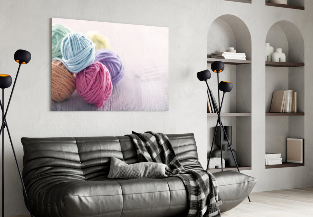 Balls of Rope panel adding cottage mood to a nursery