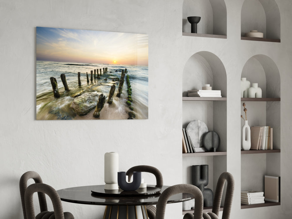 Dock panel enhancing a bathroom with coastal mood