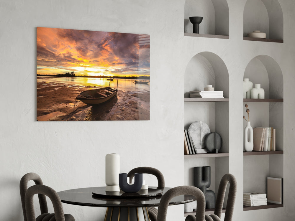 Lake panel adding brooding taste to a study
