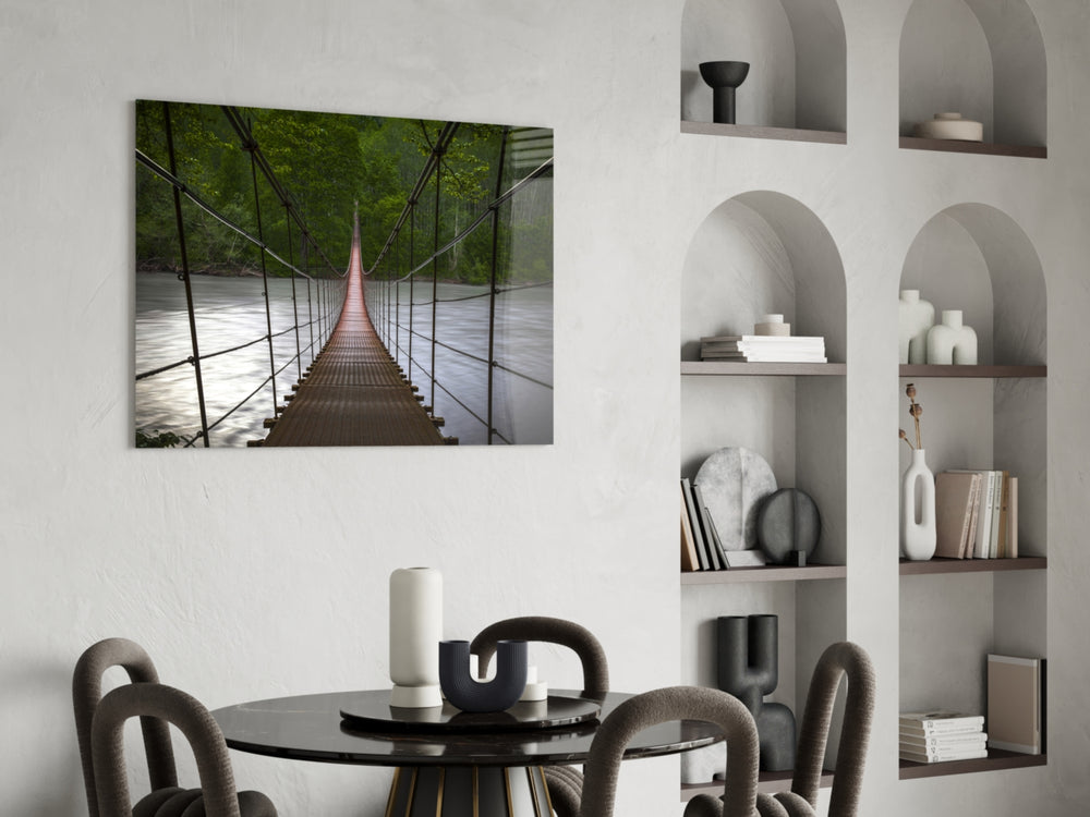 Suspension Bridge panel adding explorer taste to a study