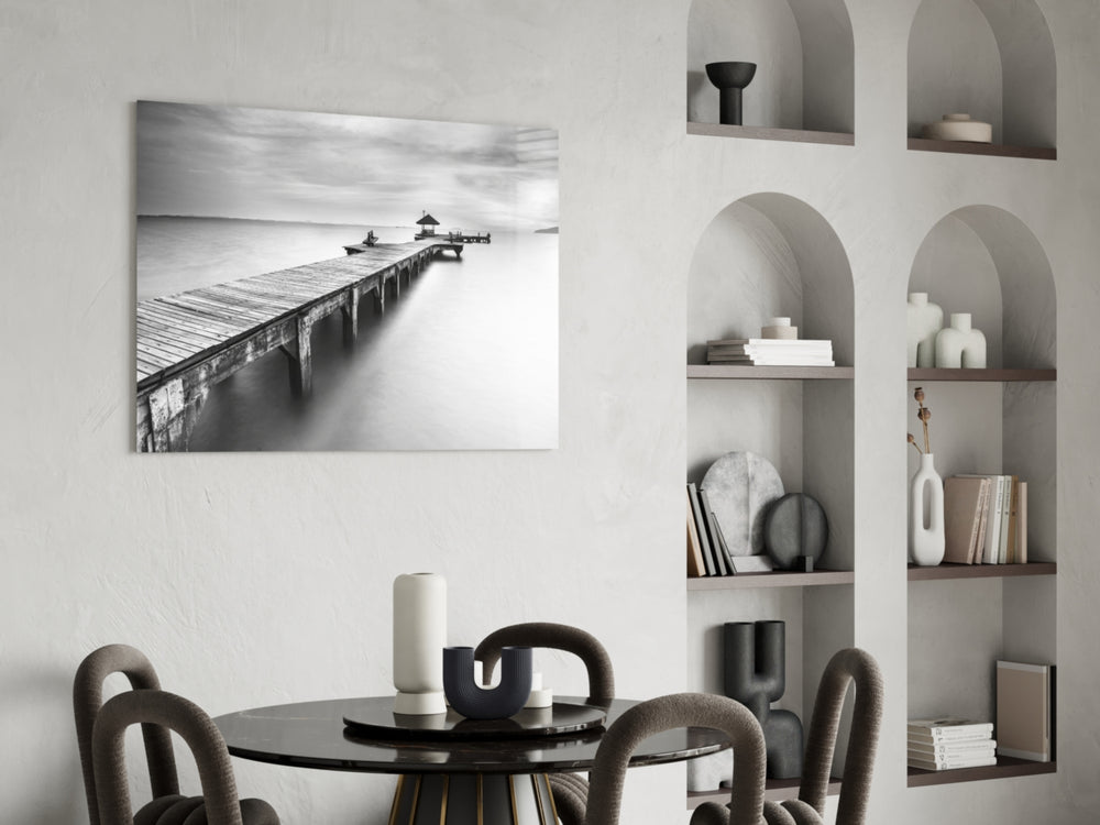 Dock panel adding contemplative taste to a study
