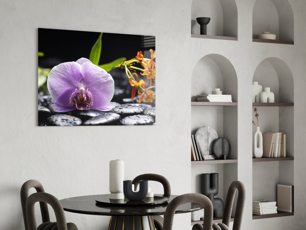 Spa panel adding quiet calm to a meditation corner