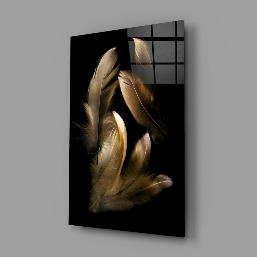 Caramel feather cluster bringing warm neutrals to a contemporary living space