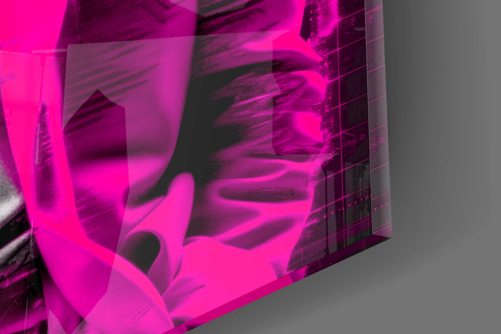 Wild-Haired Genius Colorful World Glass Wall Art || Designer Collection