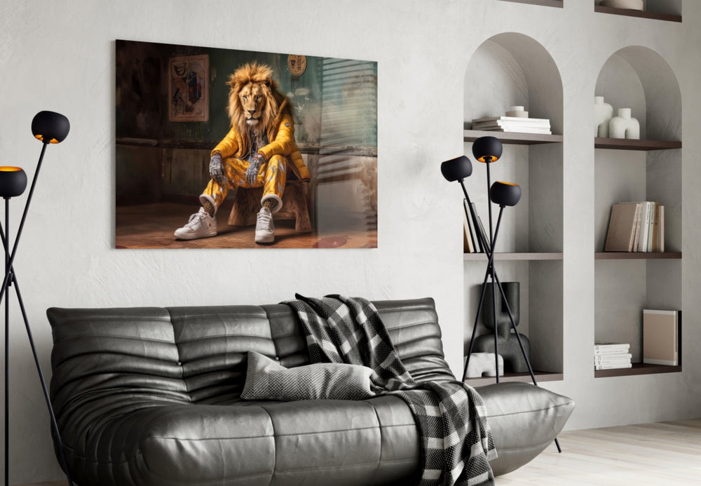 Streetwear glass print bringing edge to a teen's bedroom