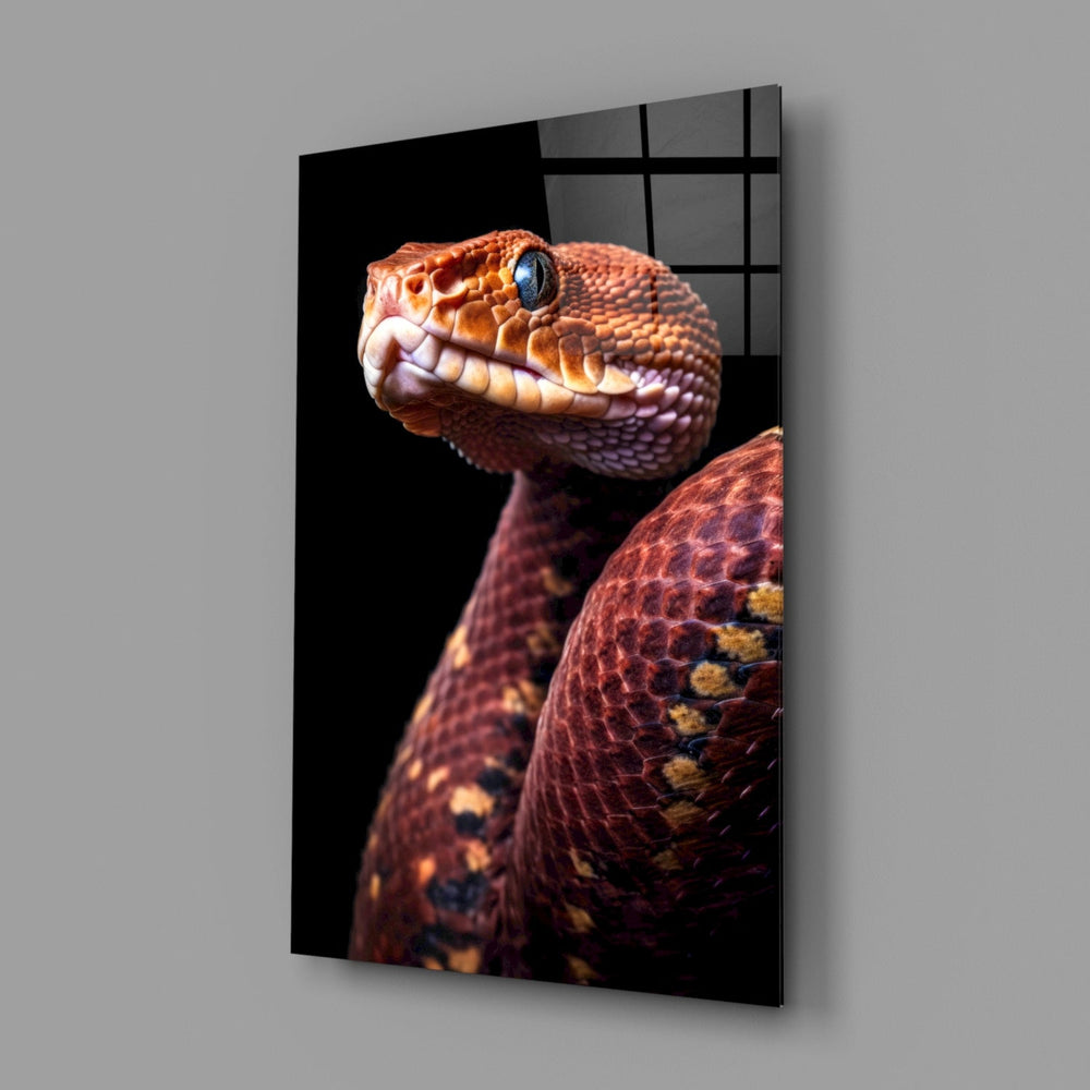 Designer-collection wildlife panel anchoring a man-cave wall