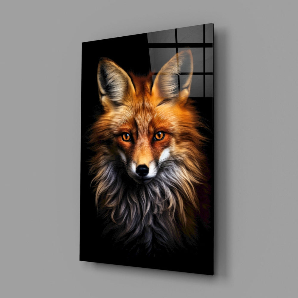 Designer-collection wildlife panel anchoring a creative office wall