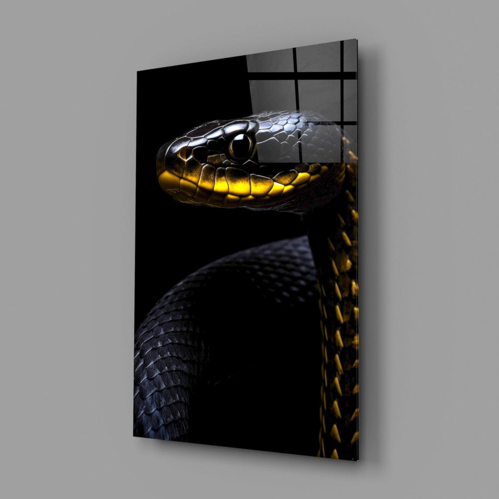 Designer-collection wildlife panel anchoring a man-cave wall