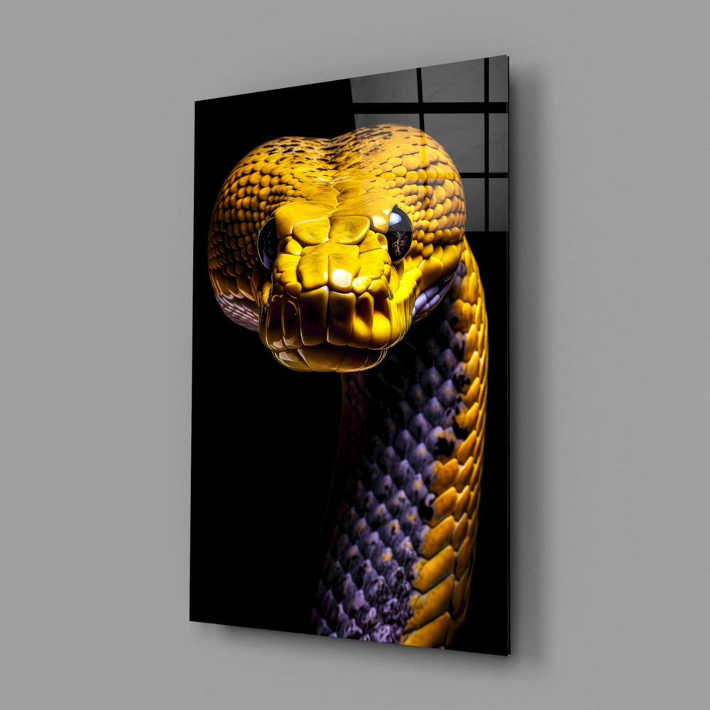 Designer-collection wildlife panel anchoring a man-cave wall