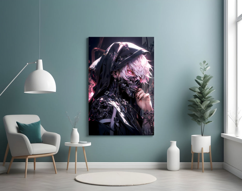 Shadow Queen artwork styled in a creative loft interior