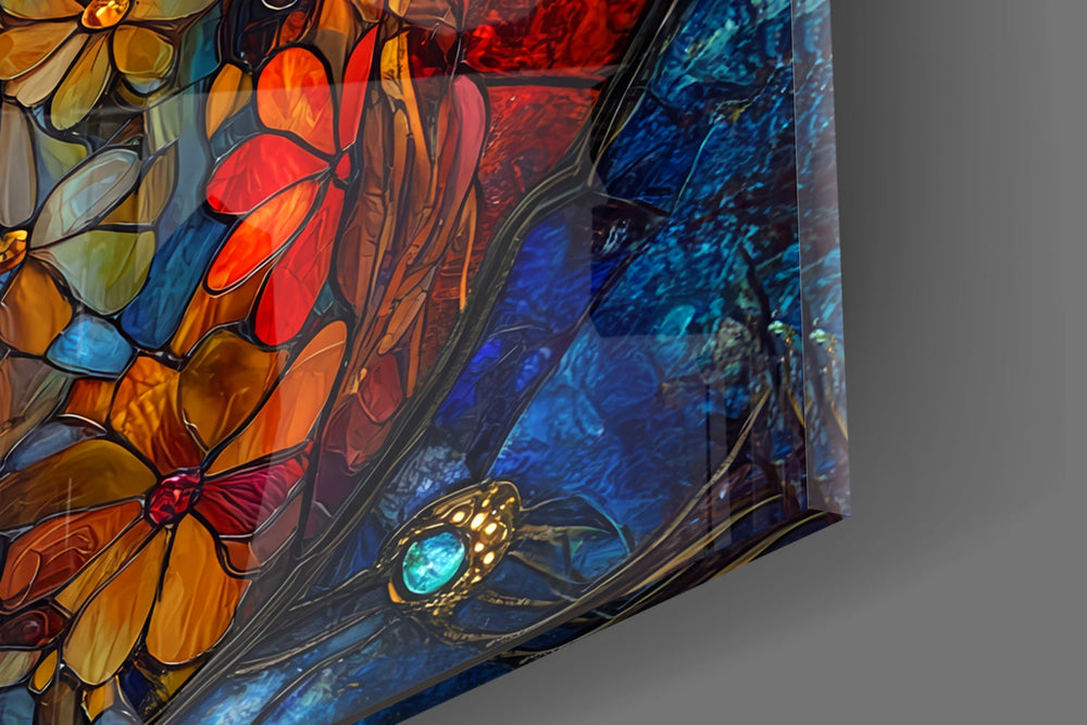Designer-collection artwork in a Halloween-leaning home interior