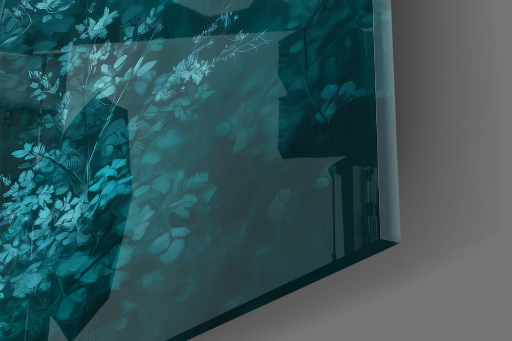 Designer-collection artwork in a coastal-leaning home interior