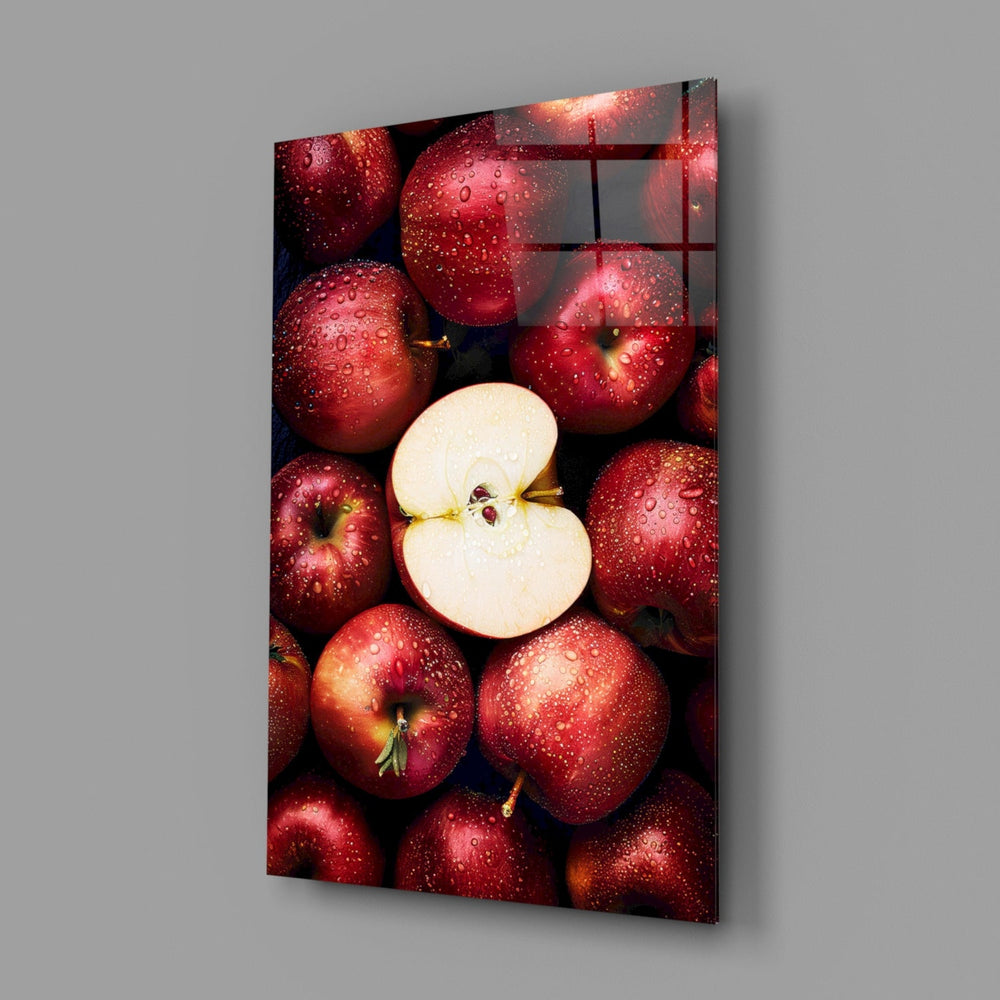 Designer-collection still-life panel anchoring a breakfast nook wall