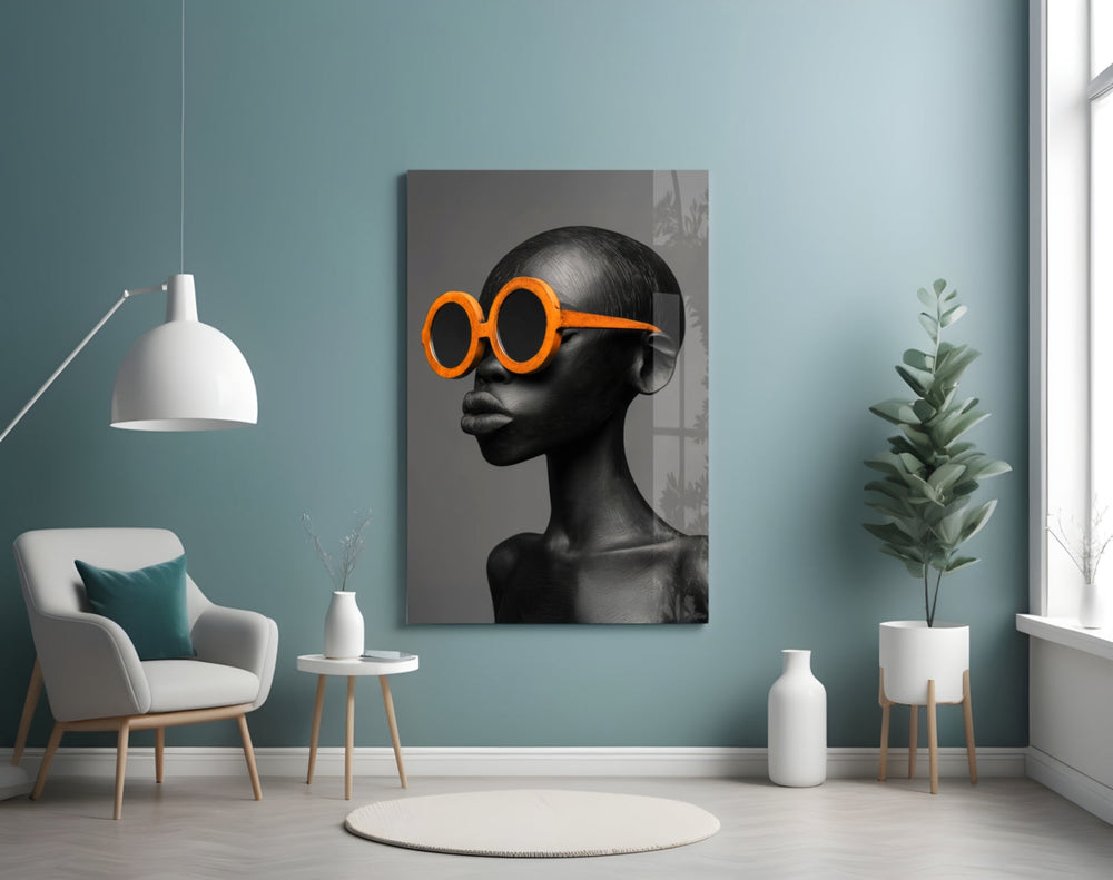 Faces of Colors artwork styled in a creative loft interior