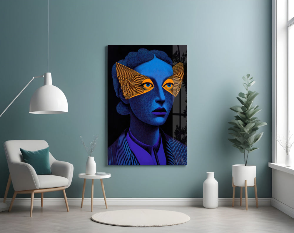 Striped Look artwork styled in a boutique interior
